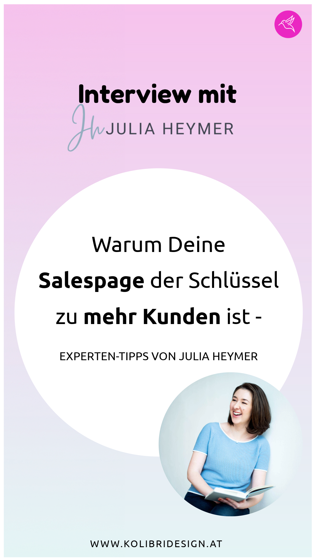 Interview mit Julia Heymer über Salespages