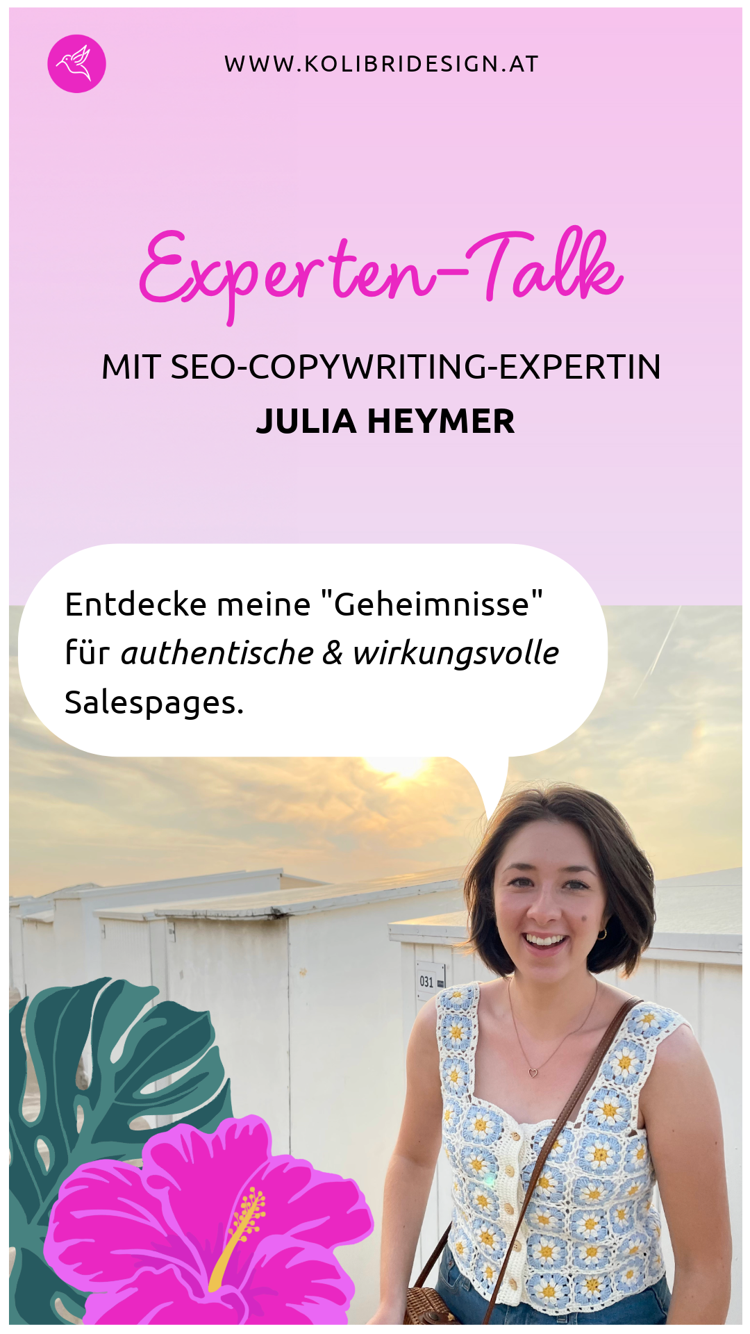 Experten-Talk mit Julia Heymer über authentisches Marketing und Salespages