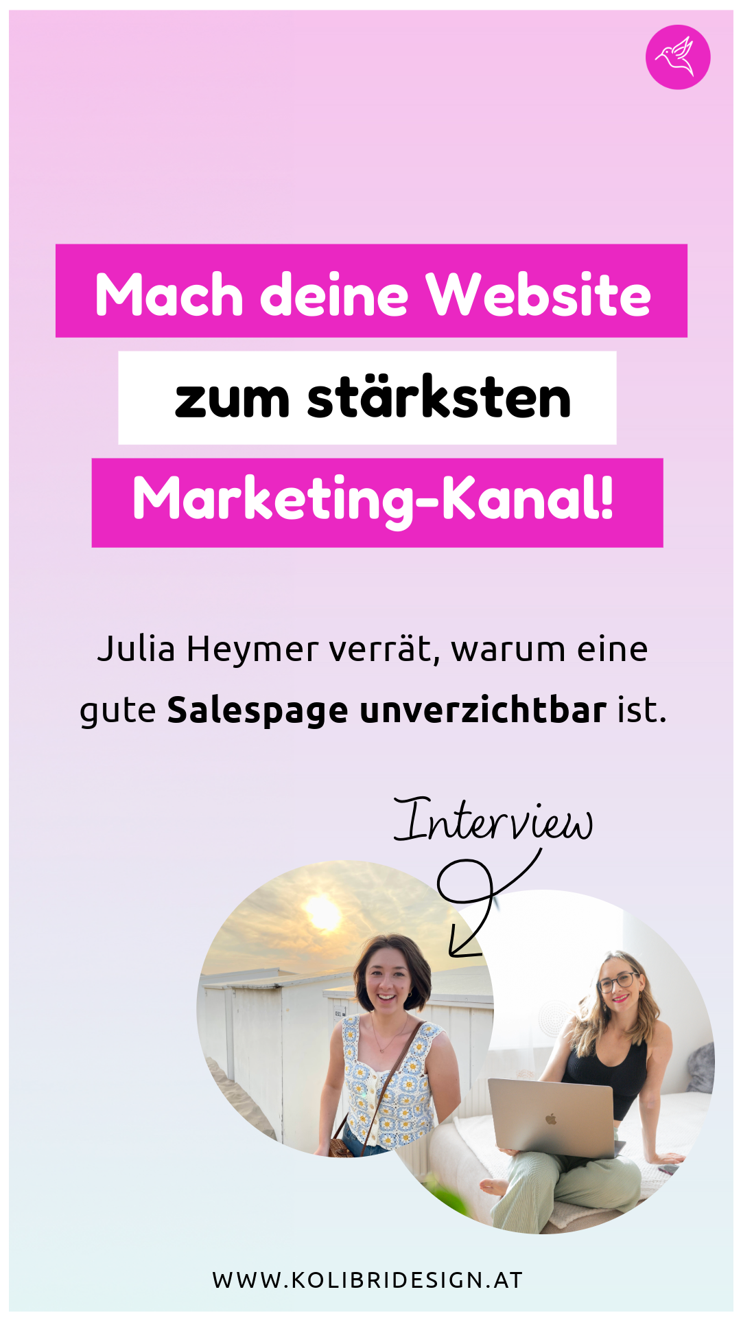 Mach deine Website zum stärksten Marketing-Kanal mit Salespages