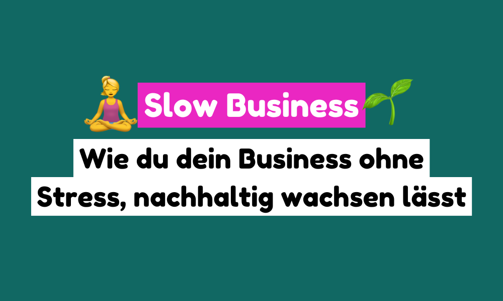 Slow Business