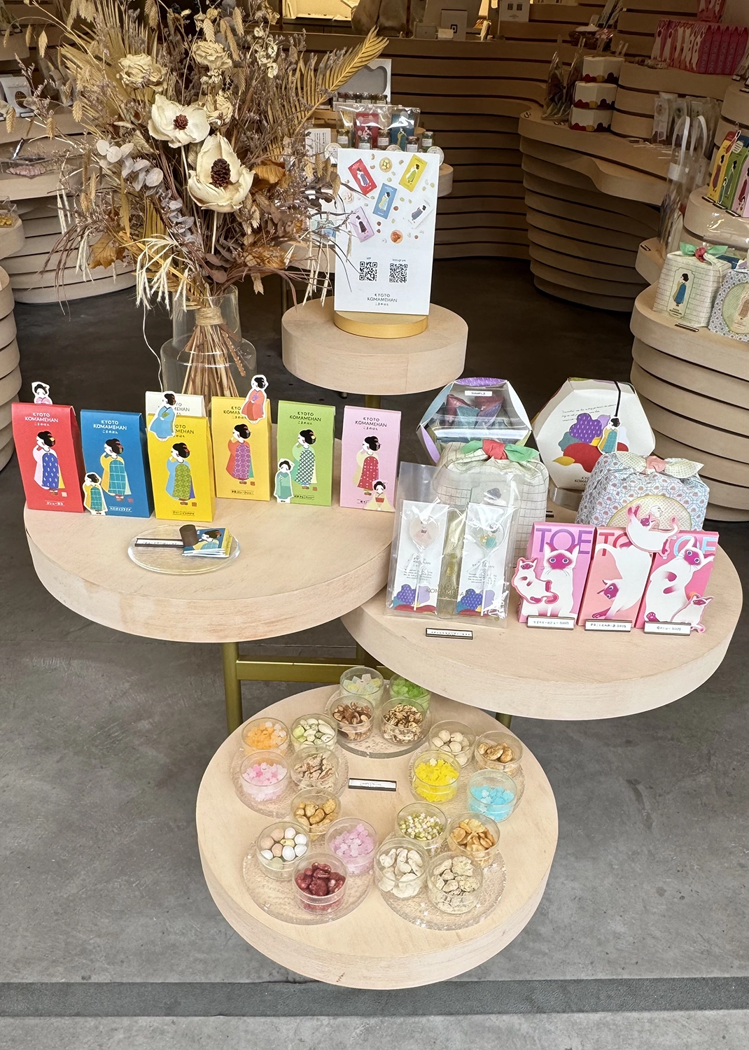 Verpackung in einer japanischen Boutique