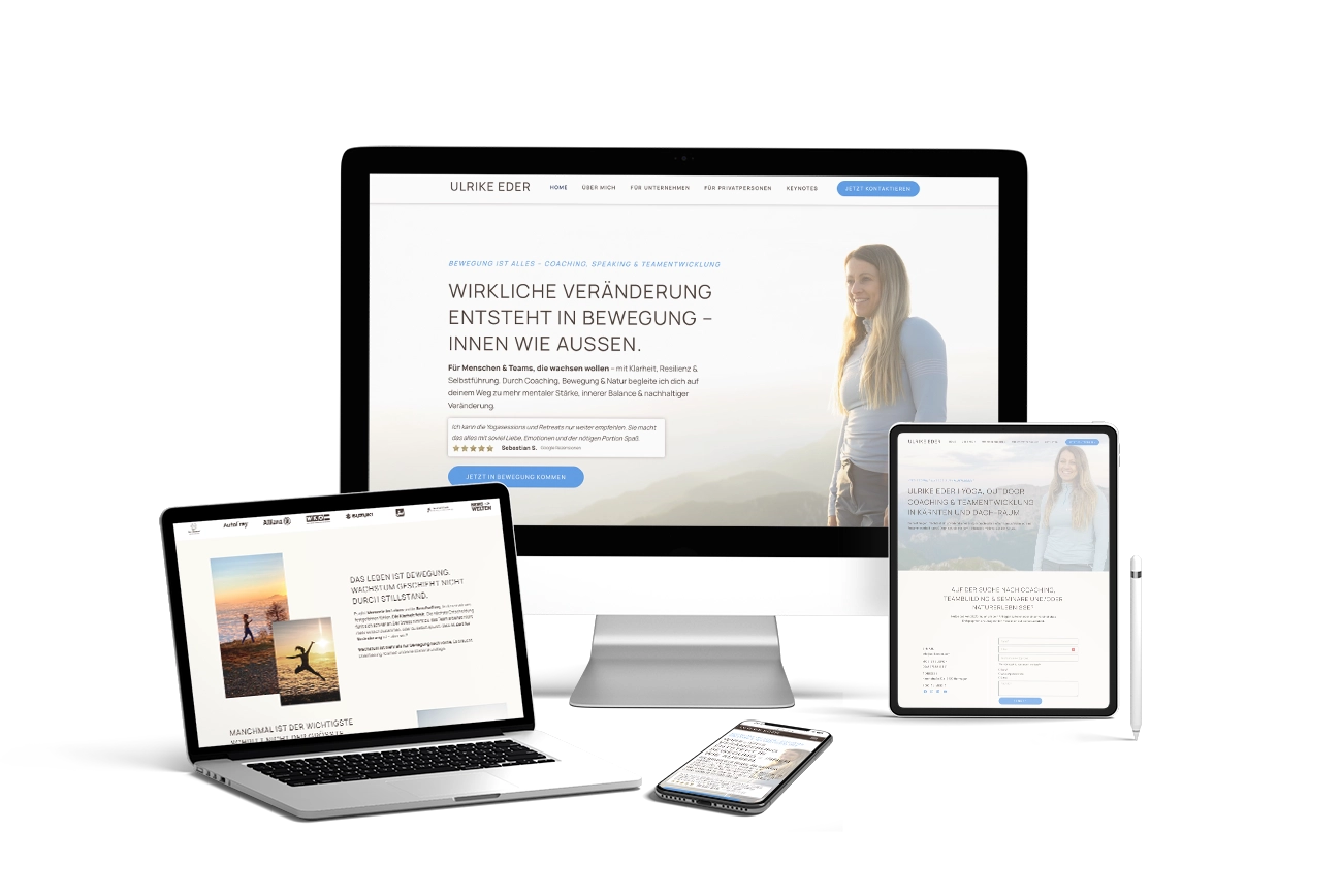 Website Glow-up Ulrike Eder Mockup
