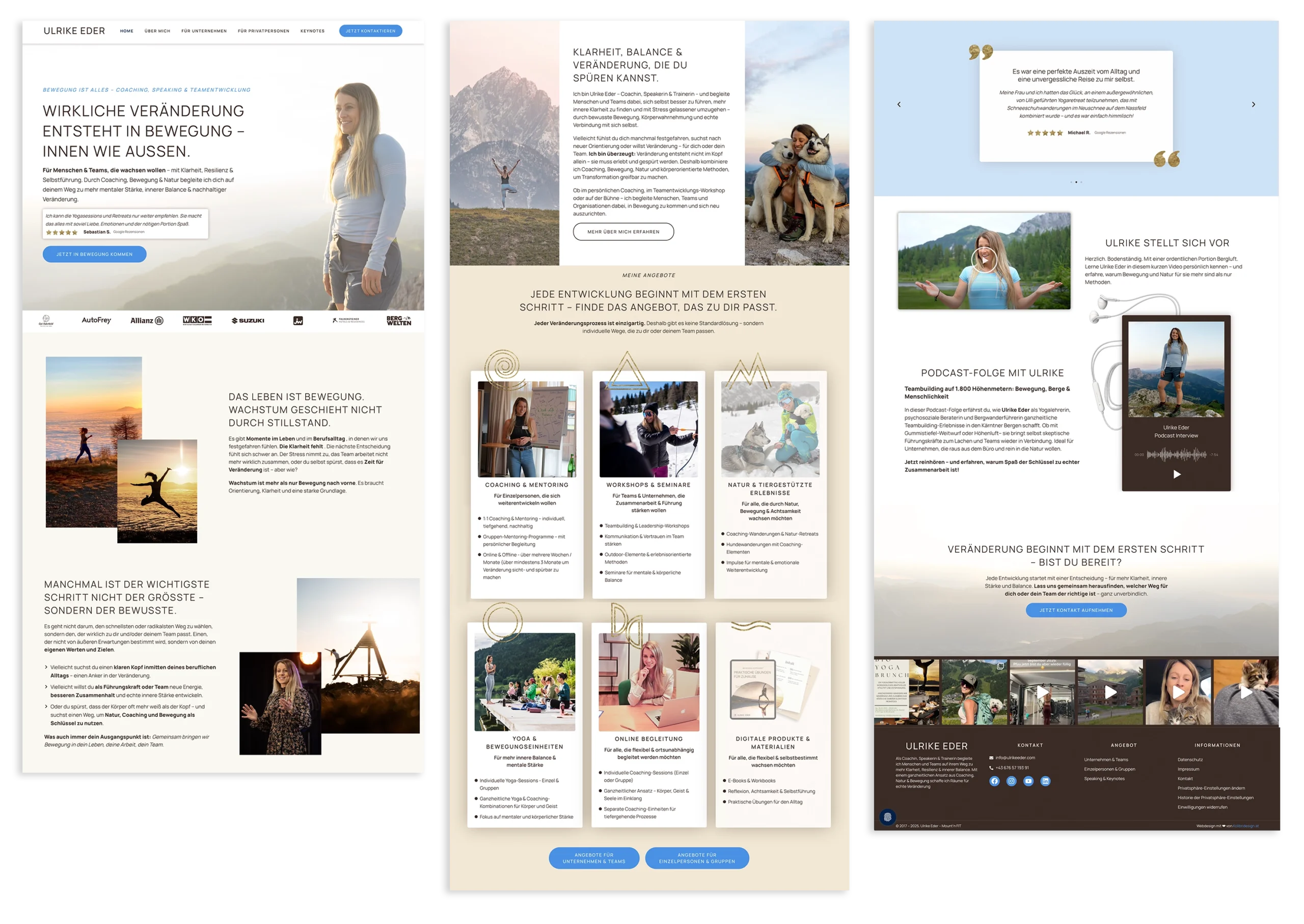 Neue Website Ulrike Eder