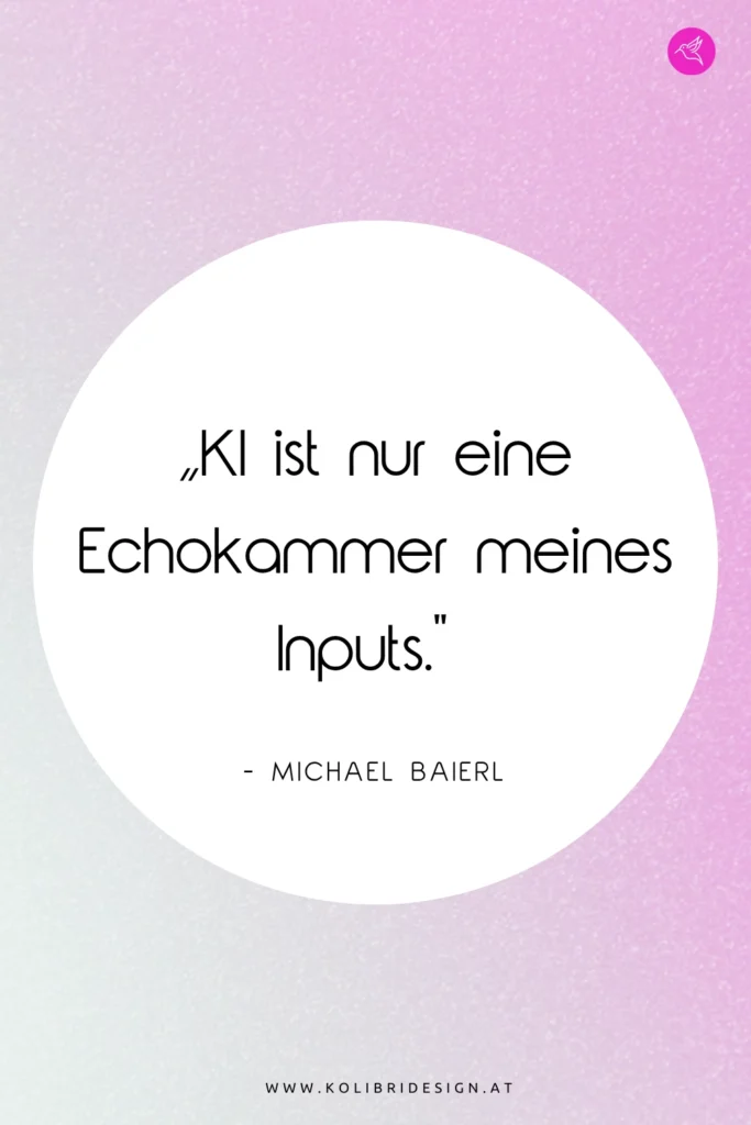 Zitat Michael Baierl zum Thema KI